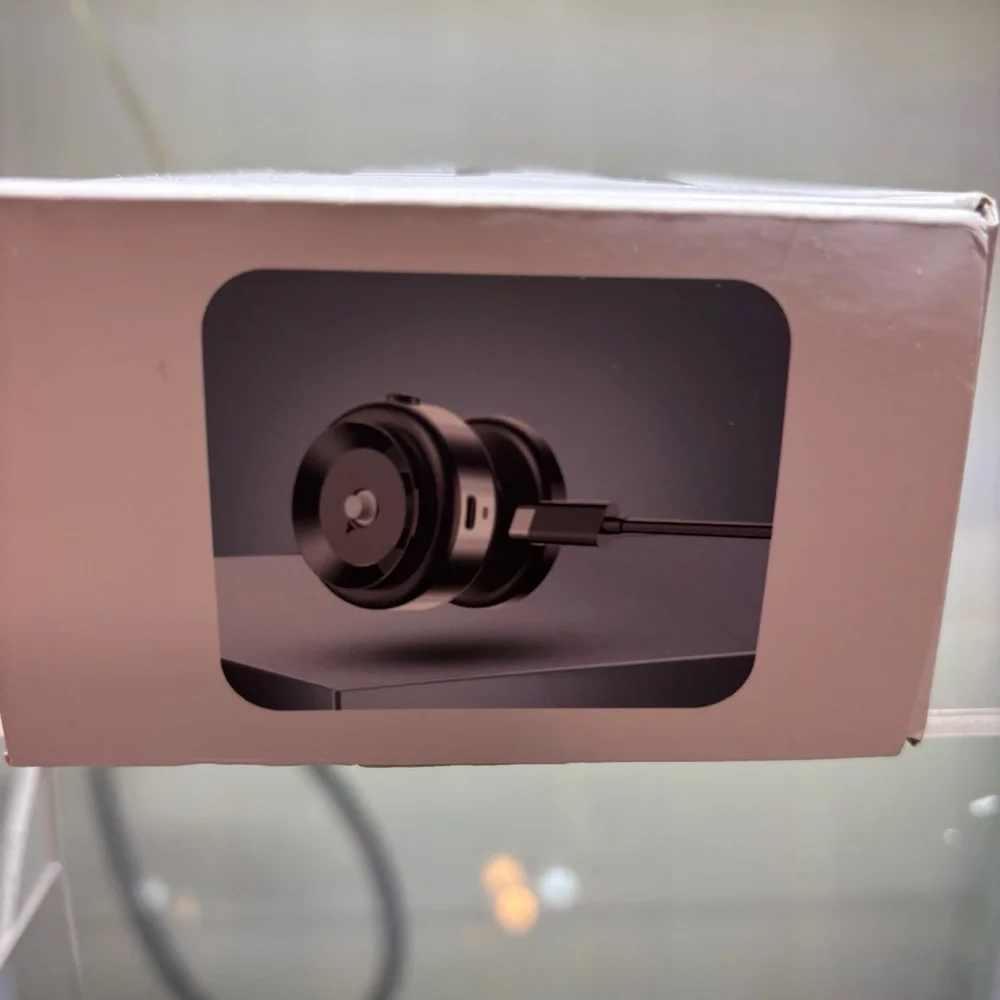 Electric Vacuum Magnetic Suction Phone Mount Black and Silver